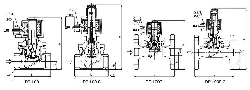 схемы Yoshitake DP-100,100F DP-100-C,100F-C